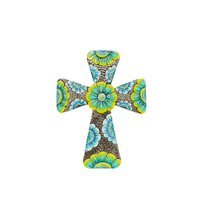 Painted Floral Cross- Style 2