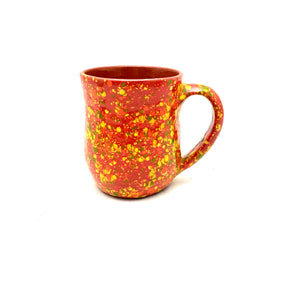 Handmade Mug - Red Explosion