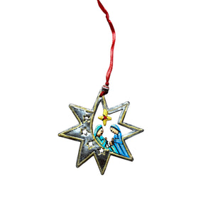 Nativity Star Ornament