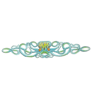 Door Topper Octopus Wall Art- Turquoise