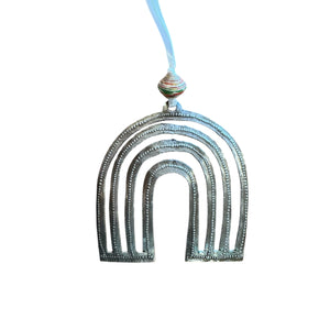 Steel Rainbow Ornament