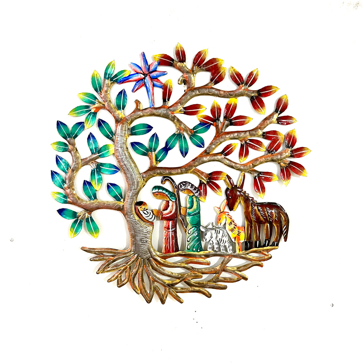 Root of the Tree of Life Nativity Red/Blue Papillon Marketplace Online