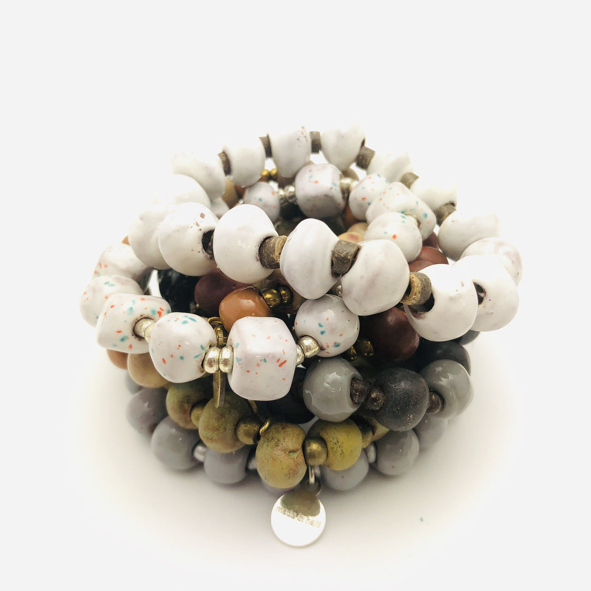 Ceramic Bead Bracelet Pack (set of 10) – Papillon Marketplace Online