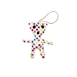 Little Bear Ornament- Dots