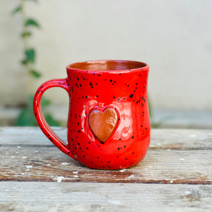 Grande Calliope Mug- Red Ladybug