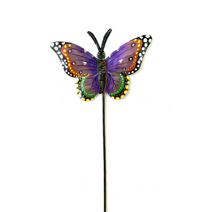 Purple Butterfly Garden Stake