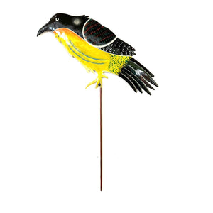 Big Bird Garden Stake- Yellow/ Black