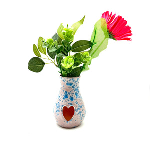 Calliope Heart Vase - Dutch Enamel