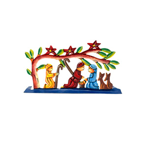 Small Standing Painted Nativity