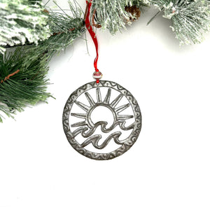 Sun and Waves Ornament
