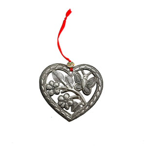 Butterfly Heart Ornament