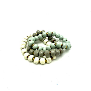 Sand and Stone Bracelet Stack