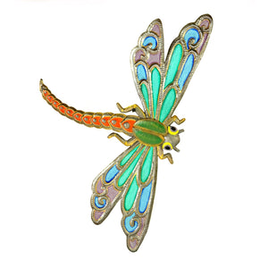 Large Orilien Dragonfly- Turquoise/ Orange