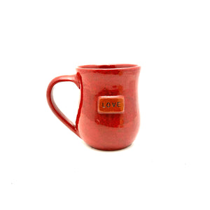 Love Mug - Glitter Red