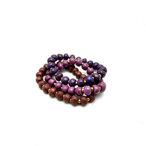 Purplicious Bracelet Stack