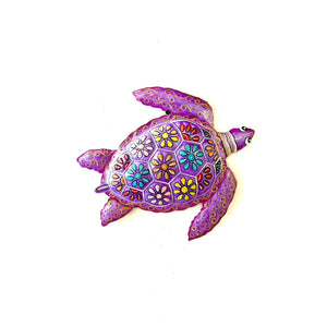 Jewel Tone Sea Turtle - Purple