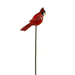 Red Cardinal Garden Stake