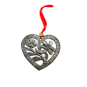 Dragonfly Heart Ornament