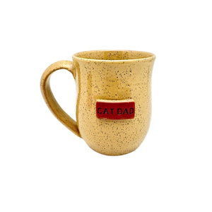 Cat Dad Mug- Speckled Sand