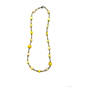 Haitian Signature Necklace - Yellow