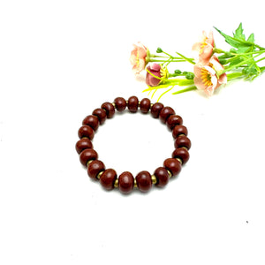 Cinnamon Chocolate Ceramic Bracelet