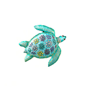 Jewel Tone Sea Turtle - Turquoise