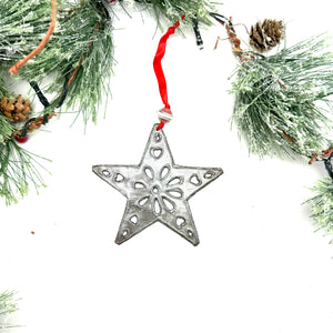 Steel Star Ornament