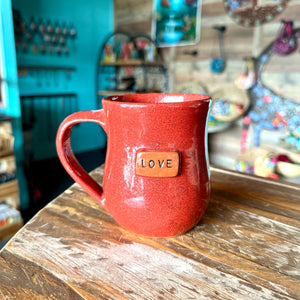 Love Mug - Glitter Red