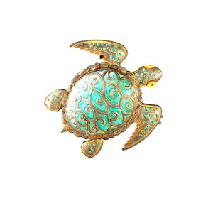 Medium Orilien Turtle- Turquoise