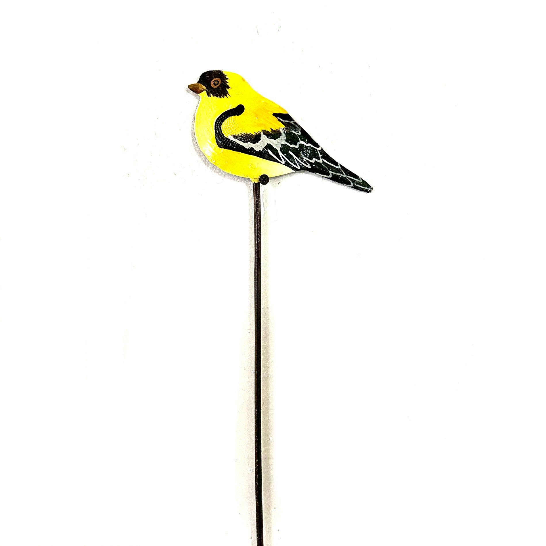 Realistic Bird Garden Stake- Yellow/Black