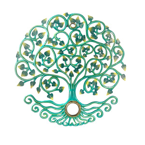 Oil Drum Top Tree Turquoise