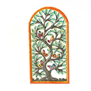 Jumbo Arch Tree of Life with Birds- Orange