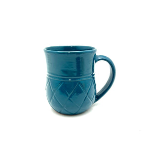 Teal Blue Ananas Mug