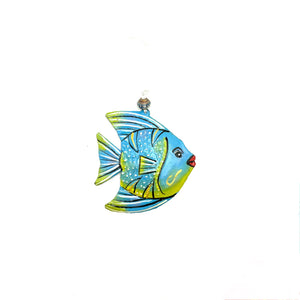 Blue Fish Ornament