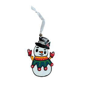 Tophat Frosty Ornament-