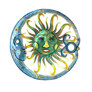 Oil Drum Top Sun and Moon