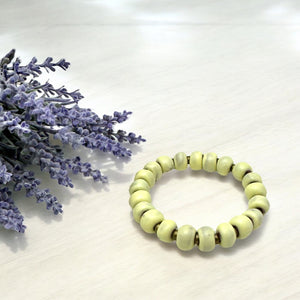 Butter Yellow Ceramic Bracelet