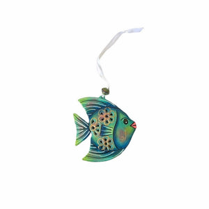Turquoise Fish Ornament