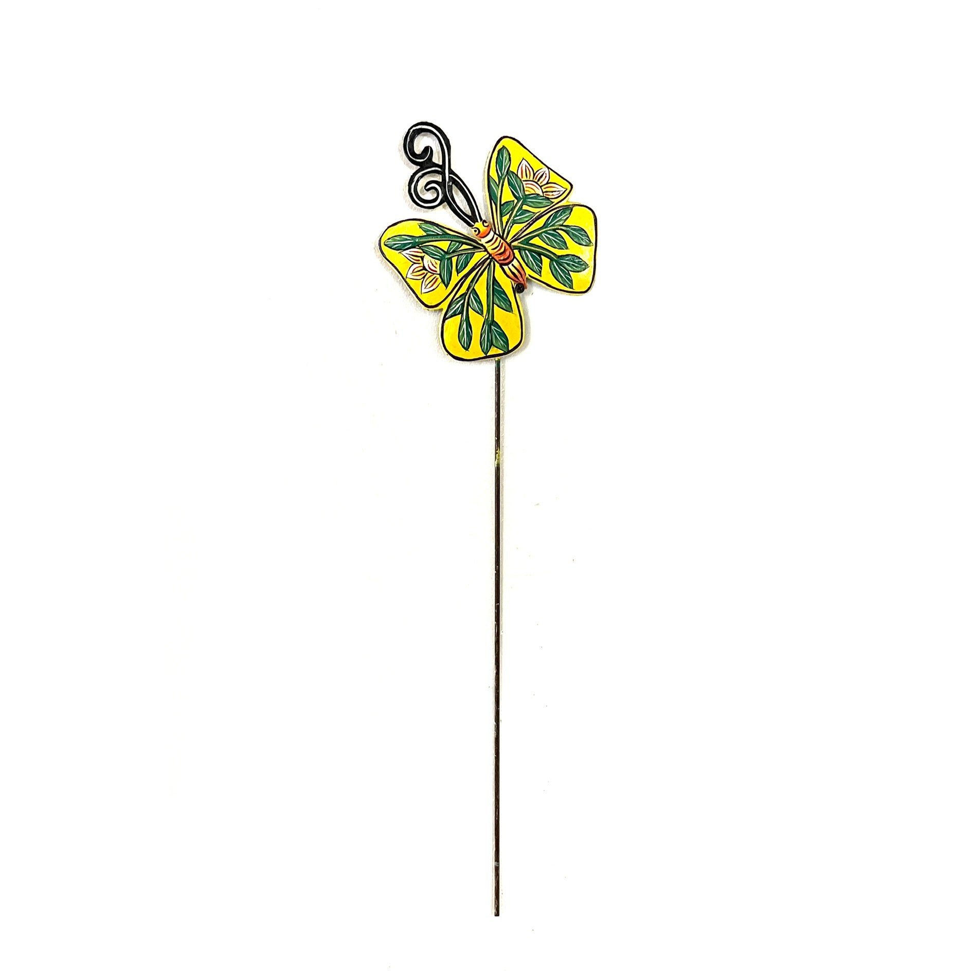 Yellow Bouquet Butterfly Garden Stake