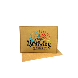 Rosie's Handmade Cards- Birthday To You