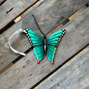 Painted Butterfly Ornament