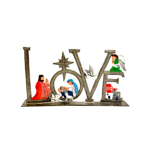 Love Nativity Painted