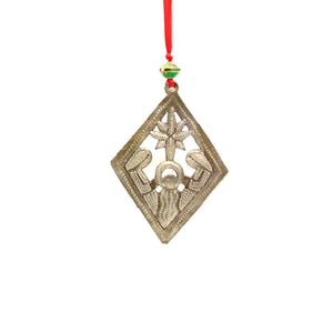 Diamond Nativity Ornament