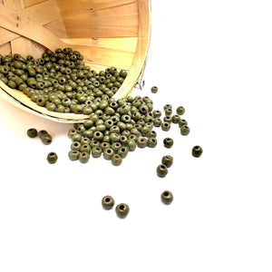 Bulk Beads - Olive Green