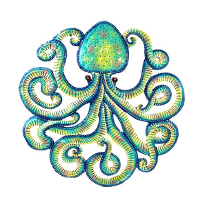 Jumbo Blue And Green Octopus