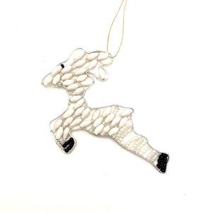 Paper Wire Reindeer Ornament