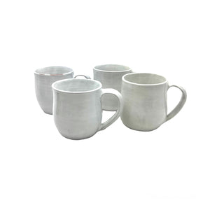 White Mug Set (4 “Perfectly Imperfect" Discounted Mugs)