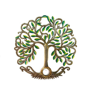 Green Tree of Life Oil Drum Top
